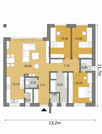 projekt rodinneho domu EKO120 projekt rodinneho domu EKO120