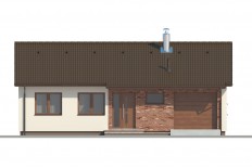 projekt domu bungalov STAR