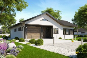 projekty domů - bungalov LINK